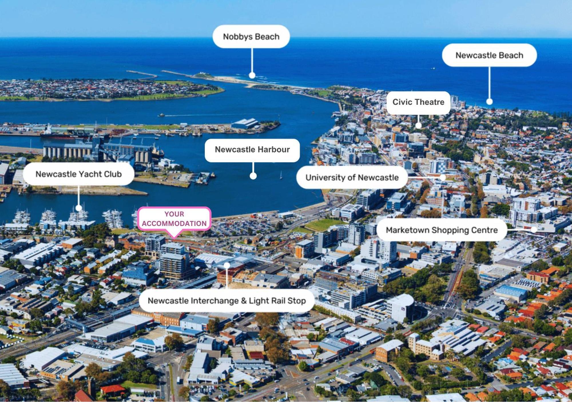 Harbour Towers, Newcastle'S Elite Apartment Stays, Free Parking & Tram Access Esterno foto